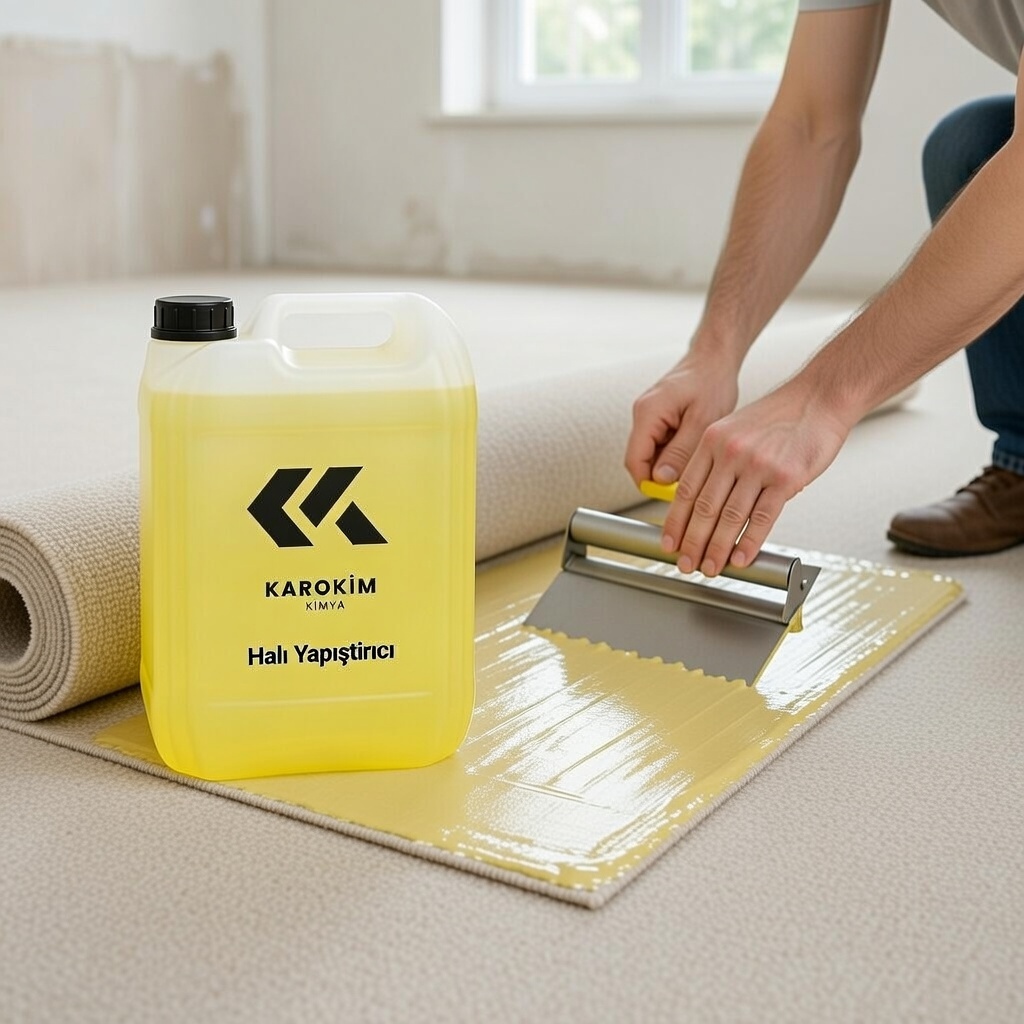 Profesyonel halı yapıştırıcısı güçlü tutuş uzun ömürlü uygulama